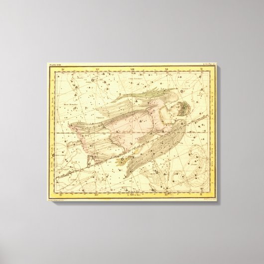 《星座》乙女座 キャンバスプリント (正面)