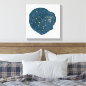 《星座》乙女座 キャンバスプリント (インサイチュ (寝室))