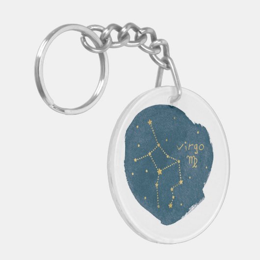 《星座》乙女座 キーホルダー (正面左)