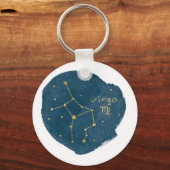 《星座》乙女座 キーホルダー (正面)