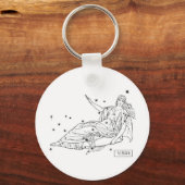 《星座》乙女座 キーホルダー (正面)