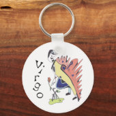 《星座》乙女座 キーホルダー (正面)