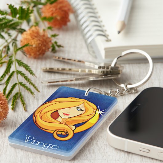 《星座》乙女座 キーホルダー (正面右)