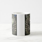 《星座》乙女座「グレース詳細」〔占星術の〕十二宮図マグカップ コーヒーマグカップ (中央)