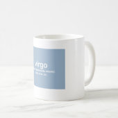 《星座》乙女座 コーヒーマグカップ (正面右)