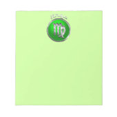 《星座》乙女座 ノートパッド (正面)