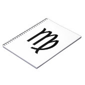 《星座》乙女座 ノートブック (左側)