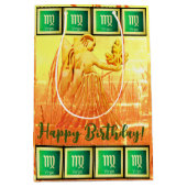 《星座》乙女座-ハッピーバースデー中抱き枕 ミディアムペーパーバッグ (正面)