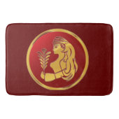 《星座》乙女座 バスマット (正面)