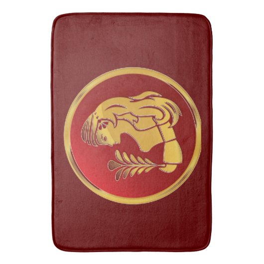 《星座》乙女座 バスマット (正面縦)