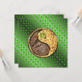 《星座》乙女座&ファイアーラビット カード (正面/裏面インサイチュ)