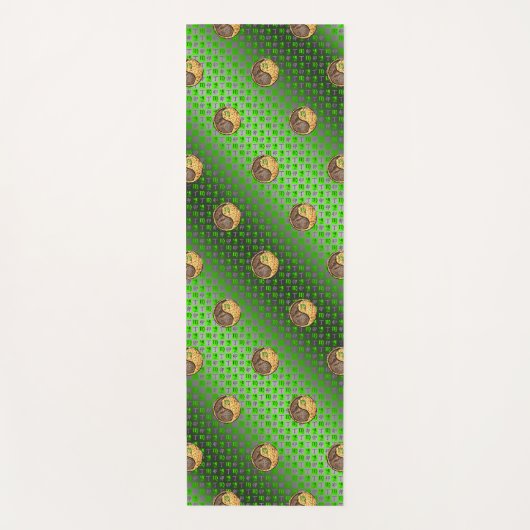 《星座》乙女座&ファイアーラビット ヨガマット (正面)