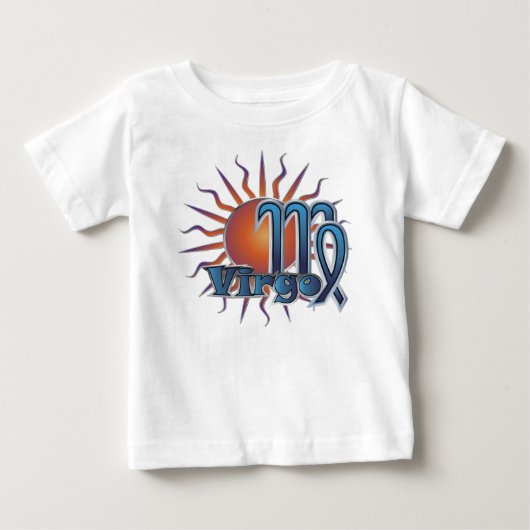 《星座》乙女座 ベビーTシャツ (正面)