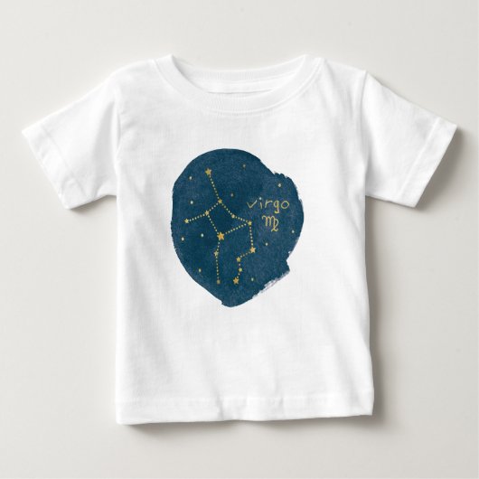 《星座》乙女座 ベビーTシャツ (正面)