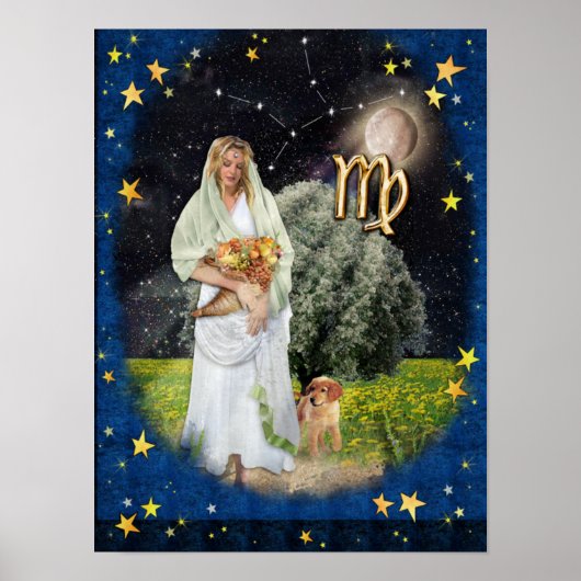 《星座》乙女座 ポスター (正面)