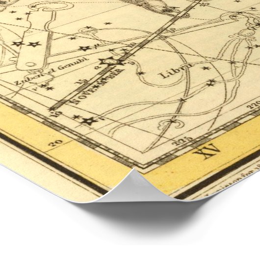 《星座》乙女座 ポスター (角)