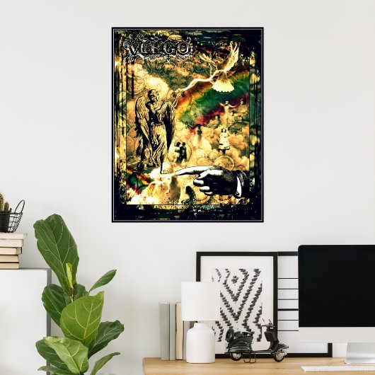 《星座》乙女座 ポスター (ホームオフィス)