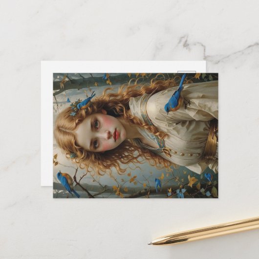 《星座》乙女座 ポストカード (正面/裏面インサイチュ)