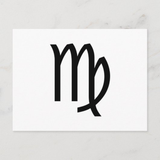 《星座》乙女座 ポストカード (正面)