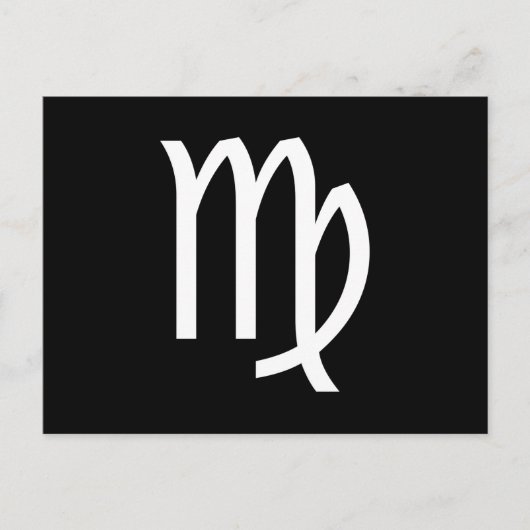 《星座》乙女座 ポストカード (正面)