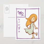 《星座》乙女座 ポストカード (正面/裏面)