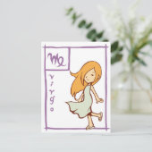 《星座》乙女座 ポストカード (スタンド正面)