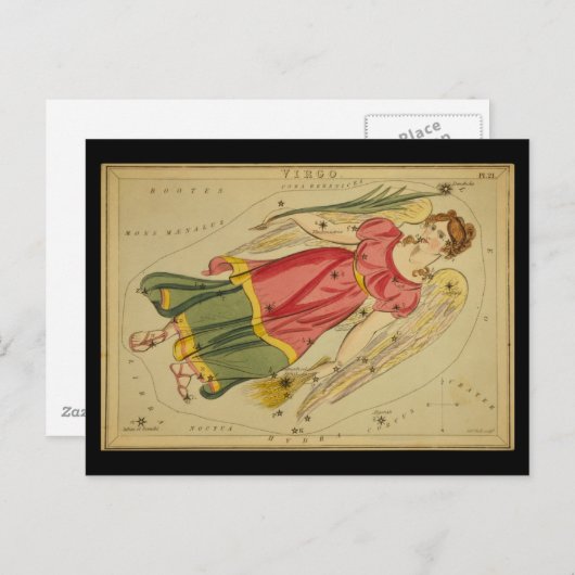 《星座》乙女座 ポストカード (正面/裏面)