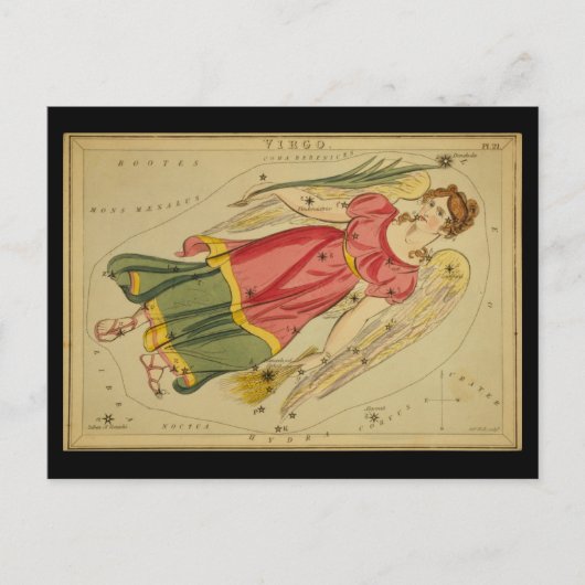 《星座》乙女座 ポストカード (正面)