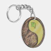 《星座》乙女座&メタルドラゴン キーホルダー (正面左)