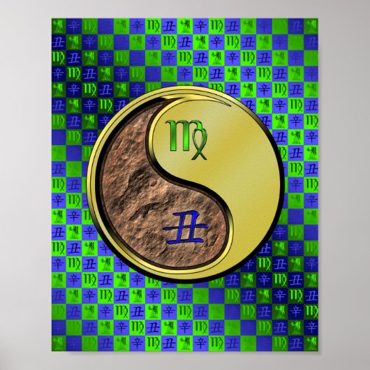 《星座》乙女座&メタルボックス ポスター (正面)