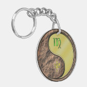 《星座》乙女座&メタルモンキー キーホルダー (正面左)