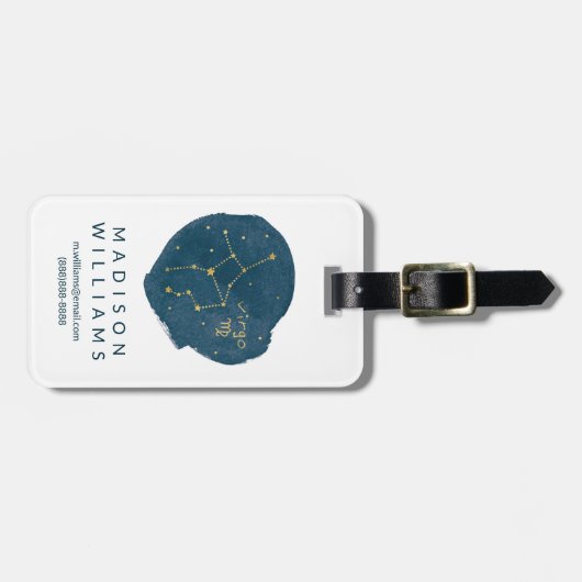 《星座》乙女座 ラゲッジタグ (正面横)