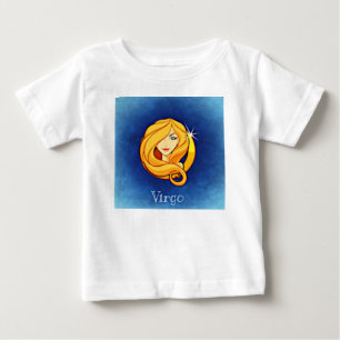《星座》乙女座、ヴァージン ベビーTシャツ