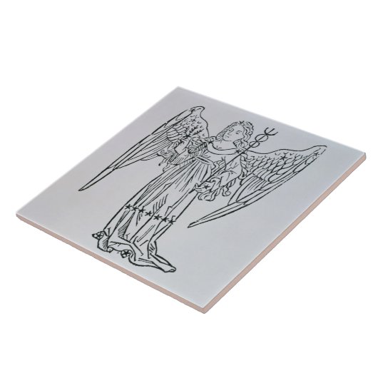 《星座》乙女座(ヴァージン) 「Poetiからのイラストレーション タイル (側面)