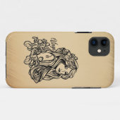 《星座》乙女座〔占星術の〕十二宮図アンティークルック Case-Mate iPhoneケース (裏面(横))