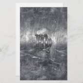 《星座》乙女座〔占星術の〕十二宮図サインイグランジン動揺してスタイルDecor 便箋 (正面/裏面)