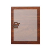 《星座》乙女座〔占星術の〕十二宮図サインインマホガニー木材スタイル ノートパッド (回転)