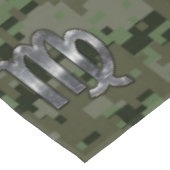 《星座》乙女座〔占星術の〕十二宮図サインオンウッドランドデジタル迷彩柄 テーブルクロス (アングル)