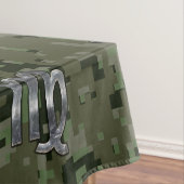 《星座》乙女座〔占星術の〕十二宮図サインオンウッドランドデジタル迷彩柄 テーブルクロス (インサイチュ)