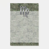 《星座》乙女座〔占星術の〕十二宮図サインオンオリーブグリーンデジタル迷彩柄 ポストイット (正面)