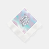 《星座》乙女座〔占星術の〕十二宮図サインオンパステルズヌカースタイルプリント 縁ありカクテルナプキン (角)