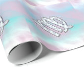 《星座》乙女座〔占星術の〕十二宮図サインオンパステルズマザーオブパールスタイル ラッピングペーパー (ロールコーナー)