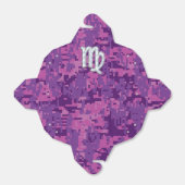 《星座》乙女座〔占星術の〕十二宮図サインオンピンクデジタルカモグ フェイバーボックス (折り畳みなし)