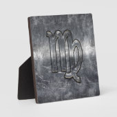 《星座》乙女座〔占星術の〕十二宮図サインシルバーグランジ動揺してスタイル フォトプラーク (正面)