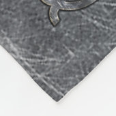 《星座》乙女座〔占星術の〕十二宮図サインシルバー動揺してスタイル フリースブランケット (角)