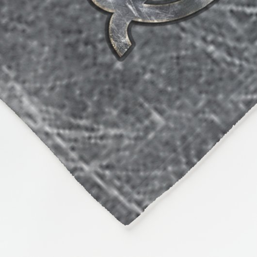 《星座》乙女座〔占星術の〕十二宮図サインシルバー動揺してスタイル フリースブランケット (角)