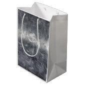 《星座》乙女座〔占星術の〕十二宮図サインシルバー動揺してスタイル ミディアムペーパーバッグ (裏面アングル)