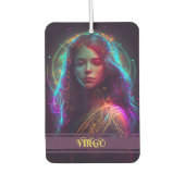 《星座》乙女座〔占星術の〕十二宮図シンボルや象徴シアルエアフレッシュナー カーエアーフレッシュナー (正面)