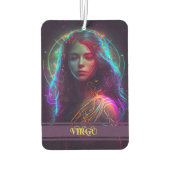 《星座》乙女座〔占星術の〕十二宮図シンボルや象徴シアルエアフレッシュナー カーエアーフレッシュナー (裏面)