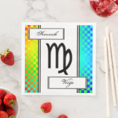 《星座》乙女座〔占星術の〕十二宮図シンボル標準by Kenneth Yoncich (インサイチュ)